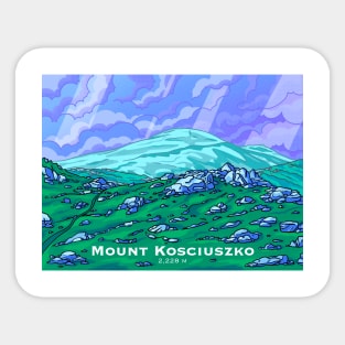 Mount Kosciuszko "8 Peaks" Sticker